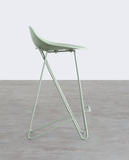 65 cm bar stool in polypropylene and steel Paris
