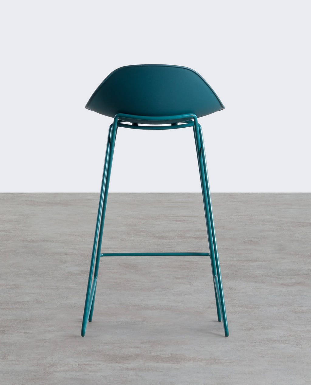 65 cm bar stool in polypropylene and steel Paris