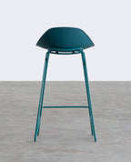 65 cm bar stool in polypropylene and steel Paris