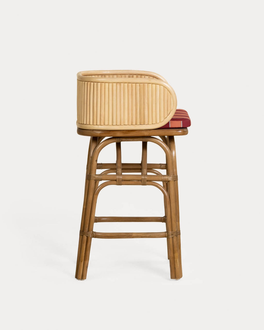 Dozza 75 cm natural rattan bar stool