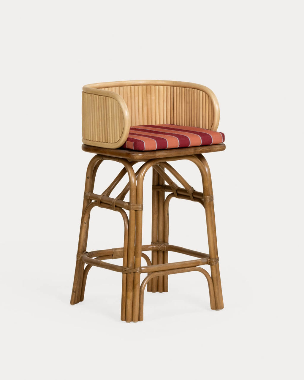 Dozza 75 cm natural rattan bar stool