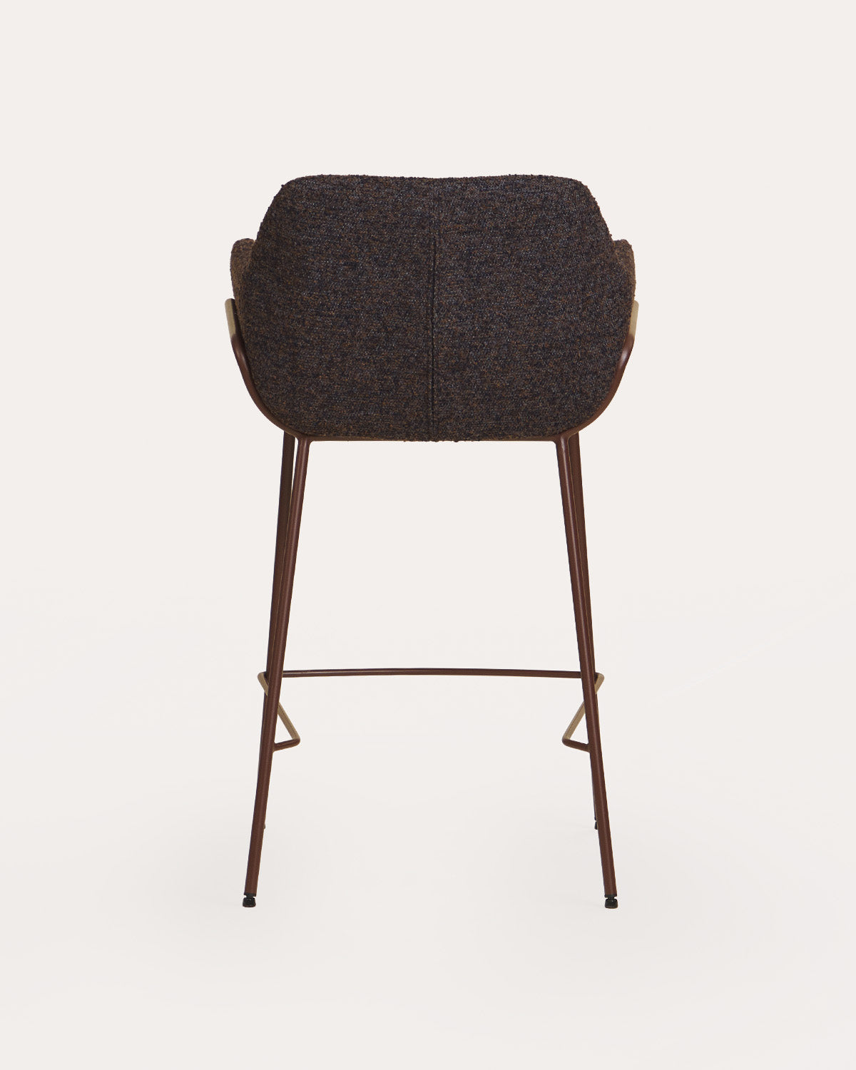 Oisin fabric and metal bar stool