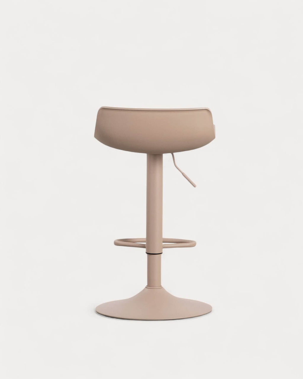 Corea adjustable polyethylene and metal bar stool