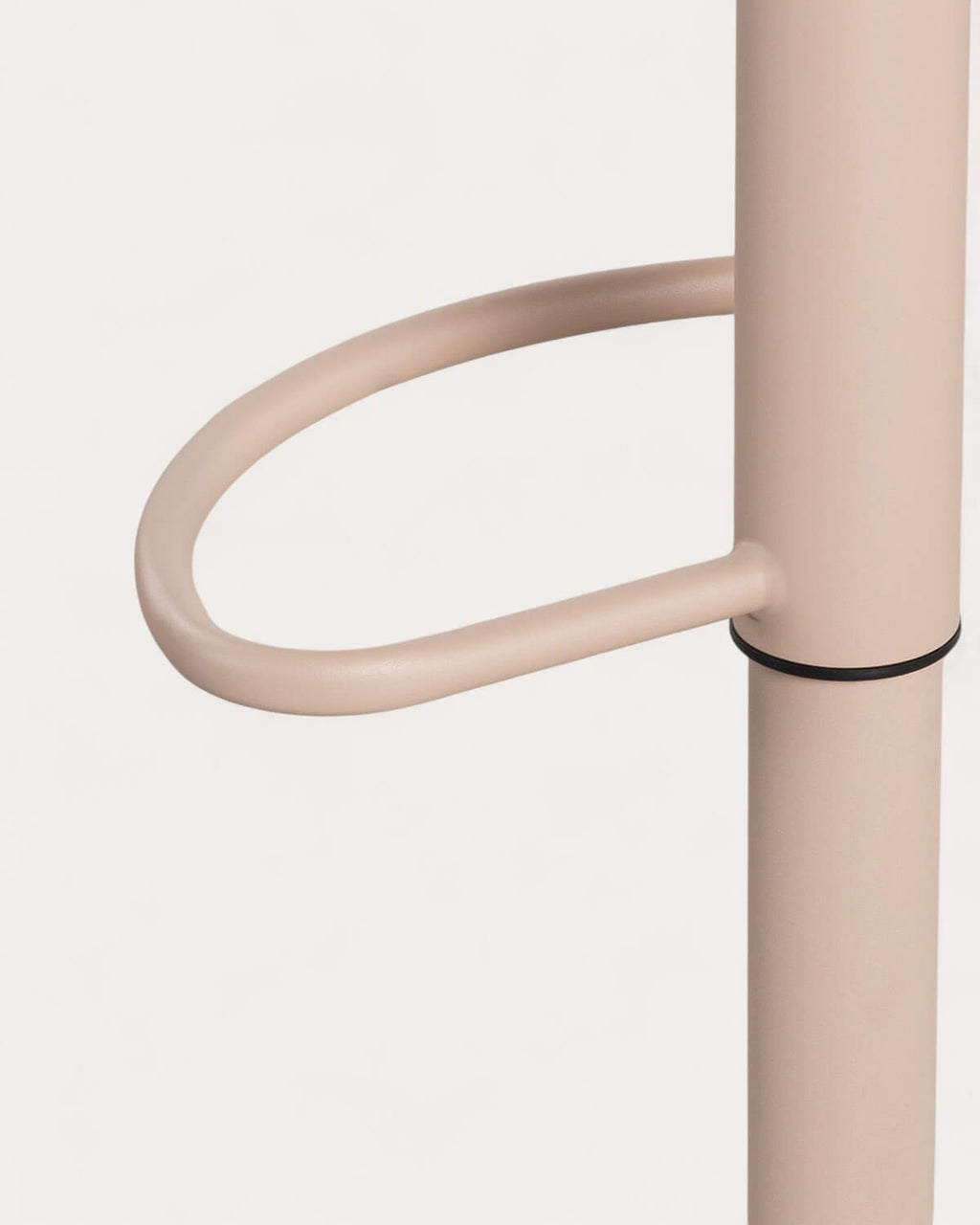 Corea adjustable polyethylene and metal bar stool