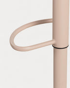Corea adjustable polyethylene and metal bar stool