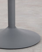 Corea adjustable polyethylene and metal bar stool