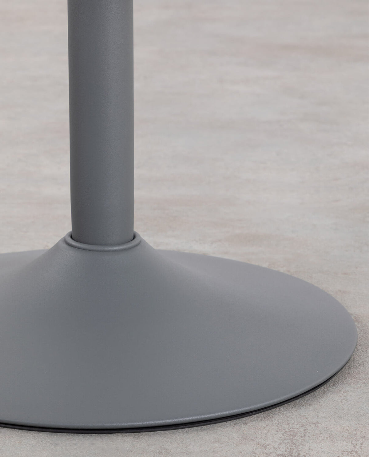Corea adjustable polyethylene and metal bar stool