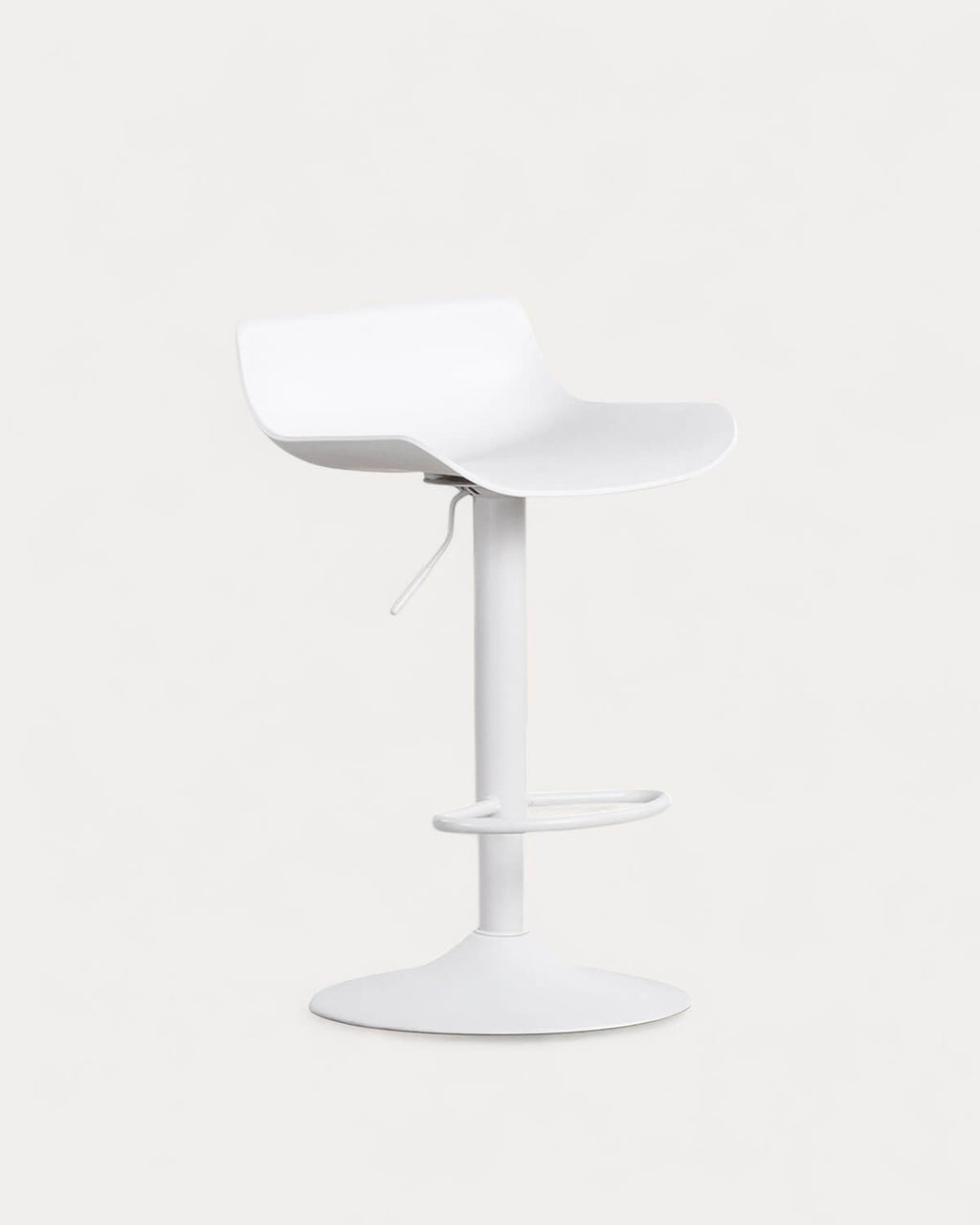 Corea adjustable polyethylene and metal bar stool