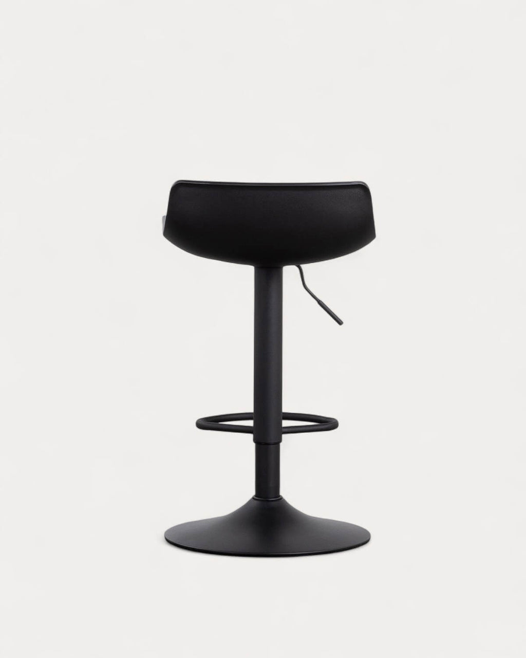 Corea adjustable polyethylene and metal bar stool