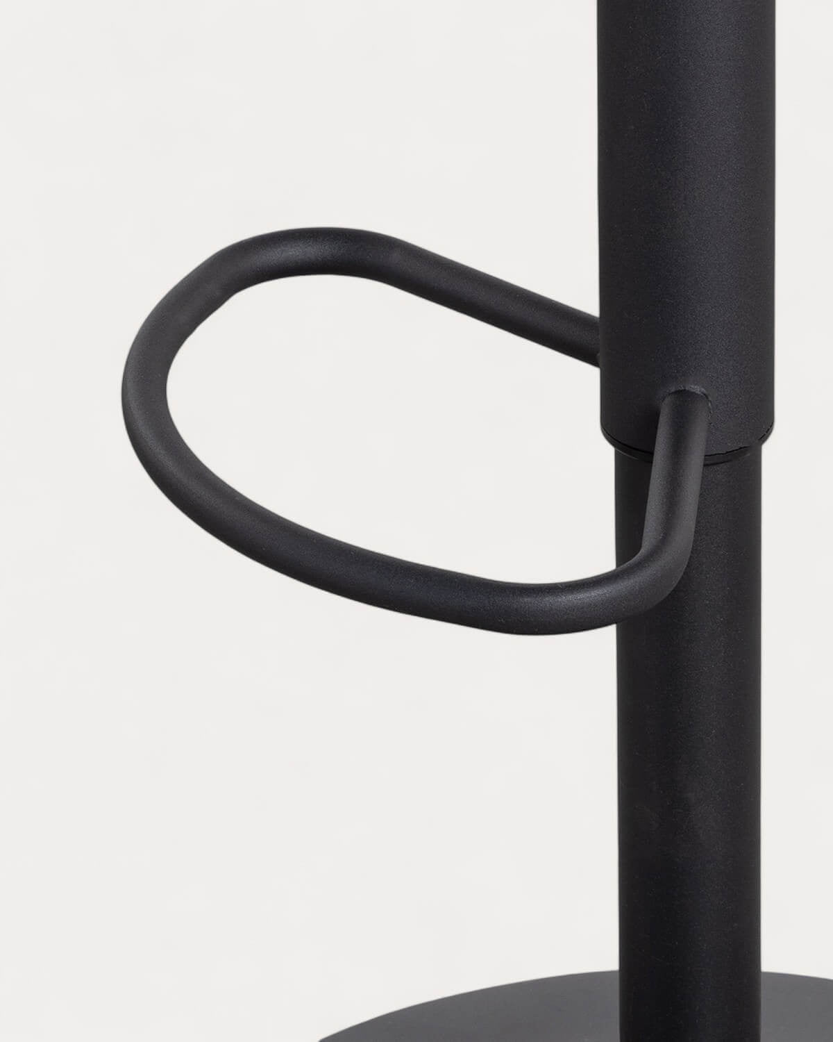 Corea adjustable polyethylene and metal bar stool