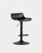 Corea adjustable polyethylene and metal bar stool