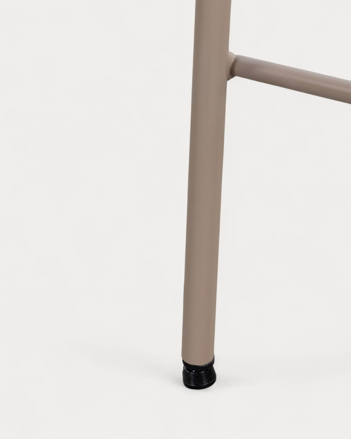 65 cm bar stool in velvet and Irun fabric