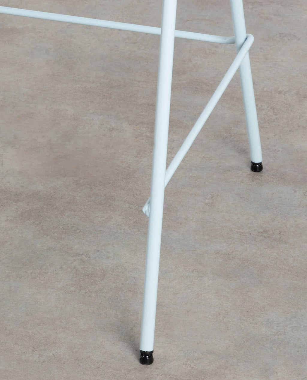 65 cm bar stool in velvet and Irun fabric
