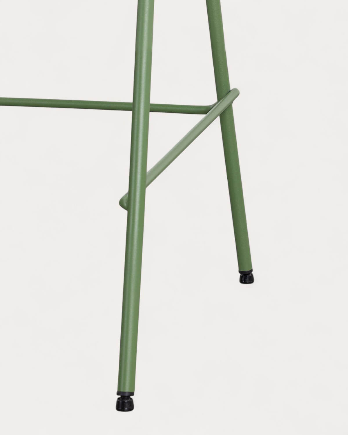 65 cm bar stool in velvet and Irun fabric