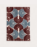 Zanas artisanal rug 236x165 cm in polyester