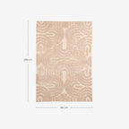 Zanas artisanal rug 236x165 cm in polyester