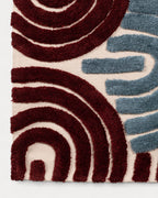Zanas artisanal rug 236x165 cm in polyester