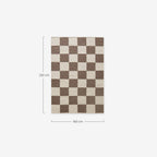 Rectangular rug 230x160 cm in Myla wool